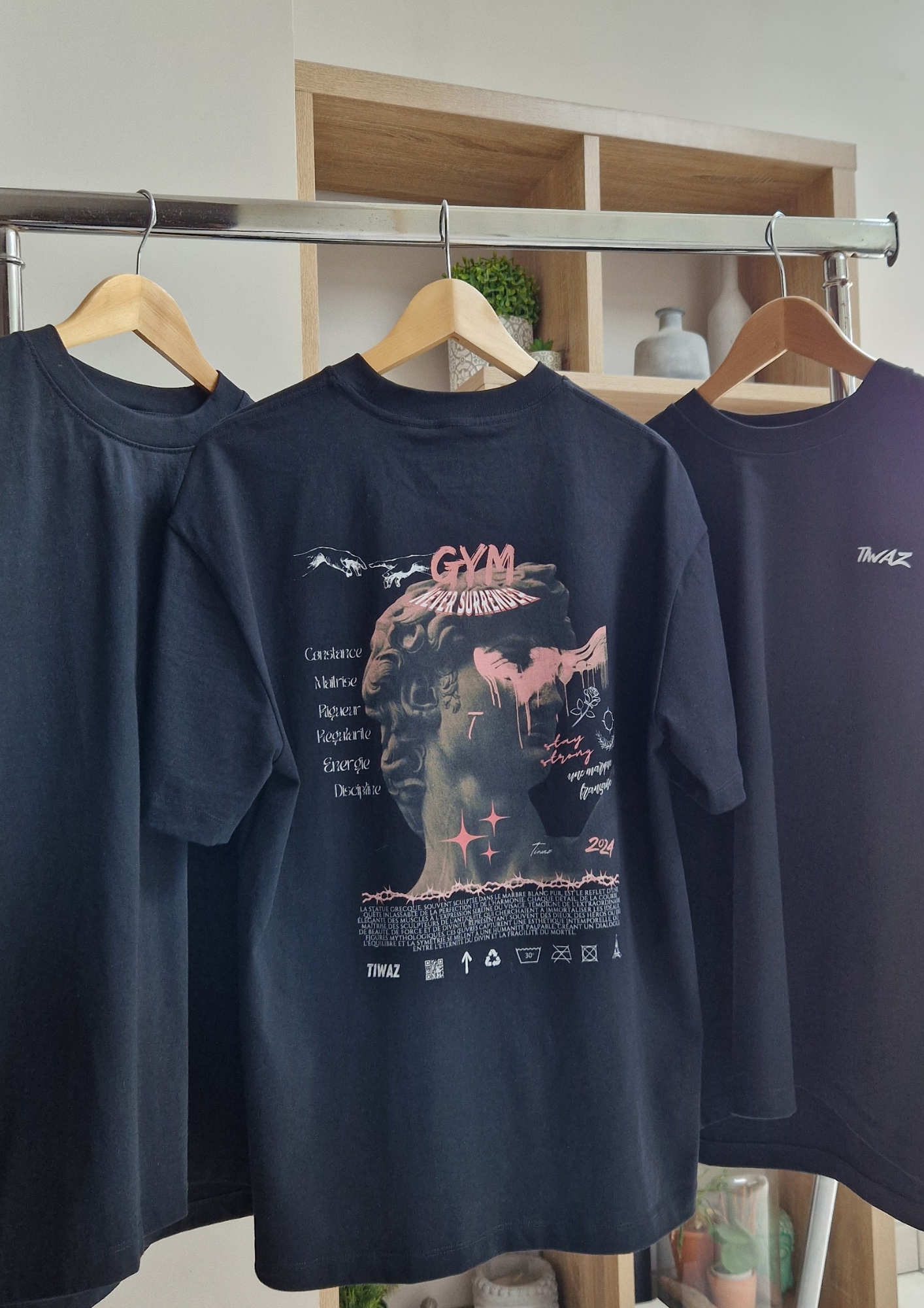 [TIWAZ] Tee-shirt oversize Gym (Collection Olympe)